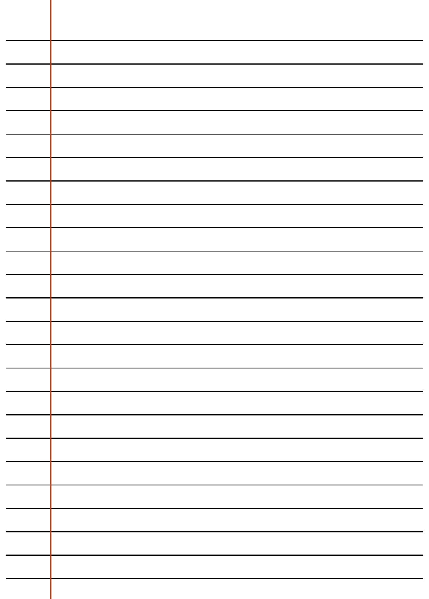 Lined Writing Paper Template 14 Free PDF Printables Printablee