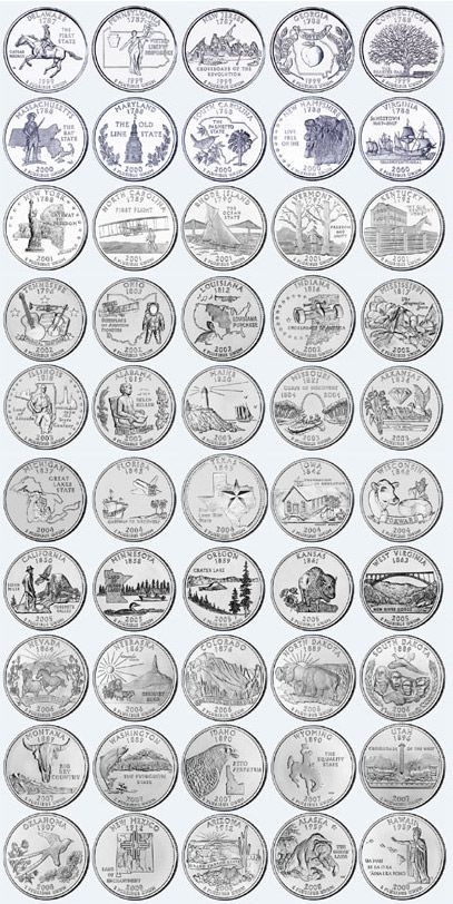 Most Valuable State Quarters List Printable