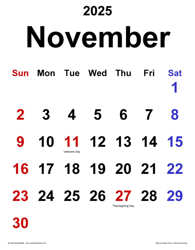 Navigating November 2025 A Guide To US Holidays UK Bank Holidays 2025