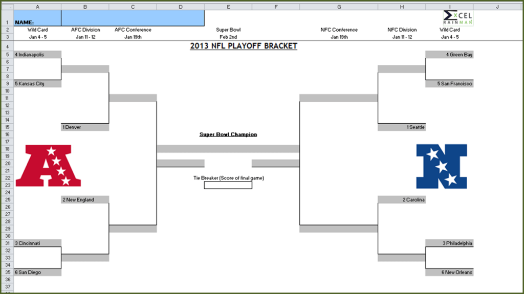 Nfl Playoff Bracket 2024 Printable Pdf