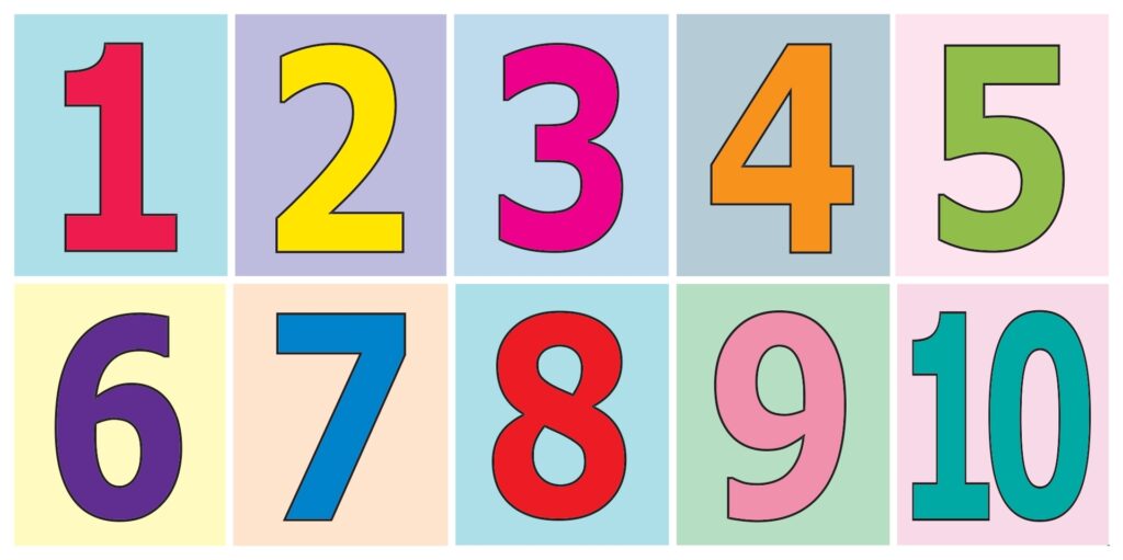 Numbers 1 10 Free Printables