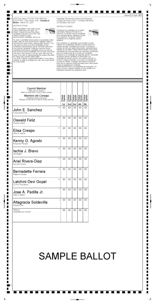 Oklahoma Voting Ballot Sample 2025 Maria Scott