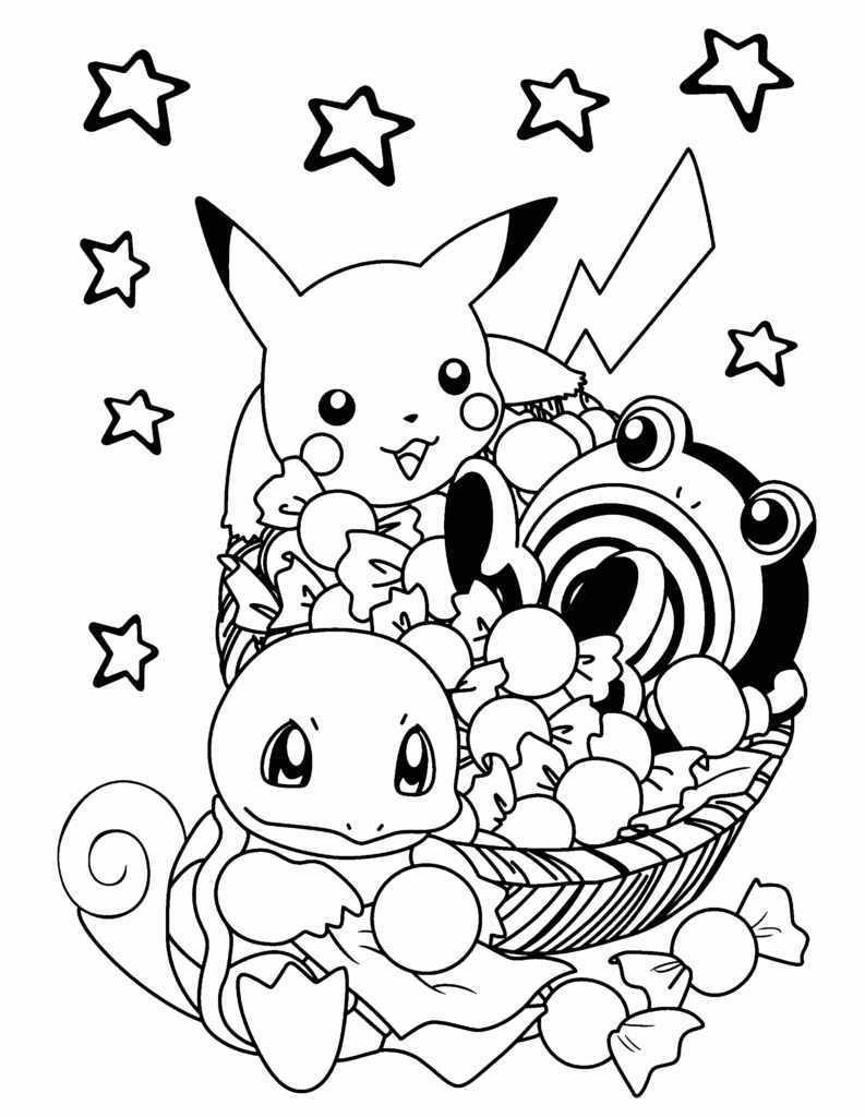 Pokemon Printable Coloring Page