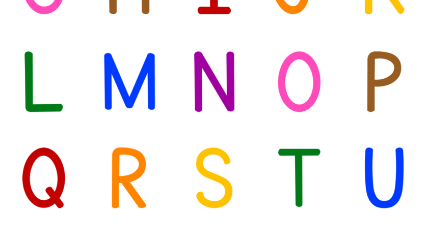 Printable Alphabet Letters For Preschoolers