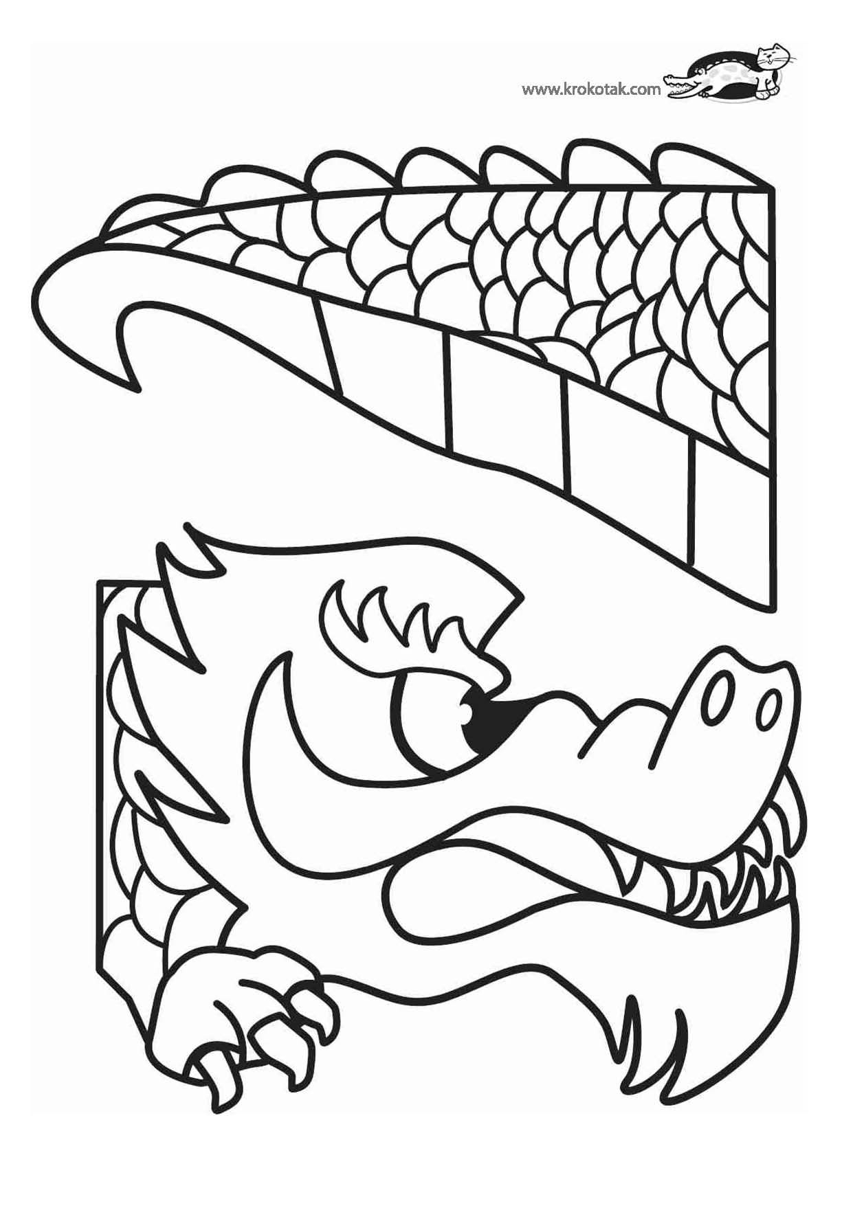 Printable Chinese New Year Dragon