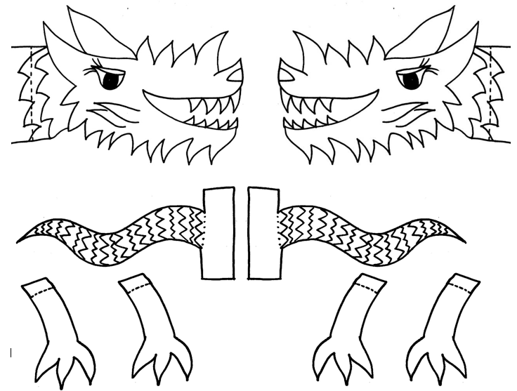 Printable Chinese New Year Dragon