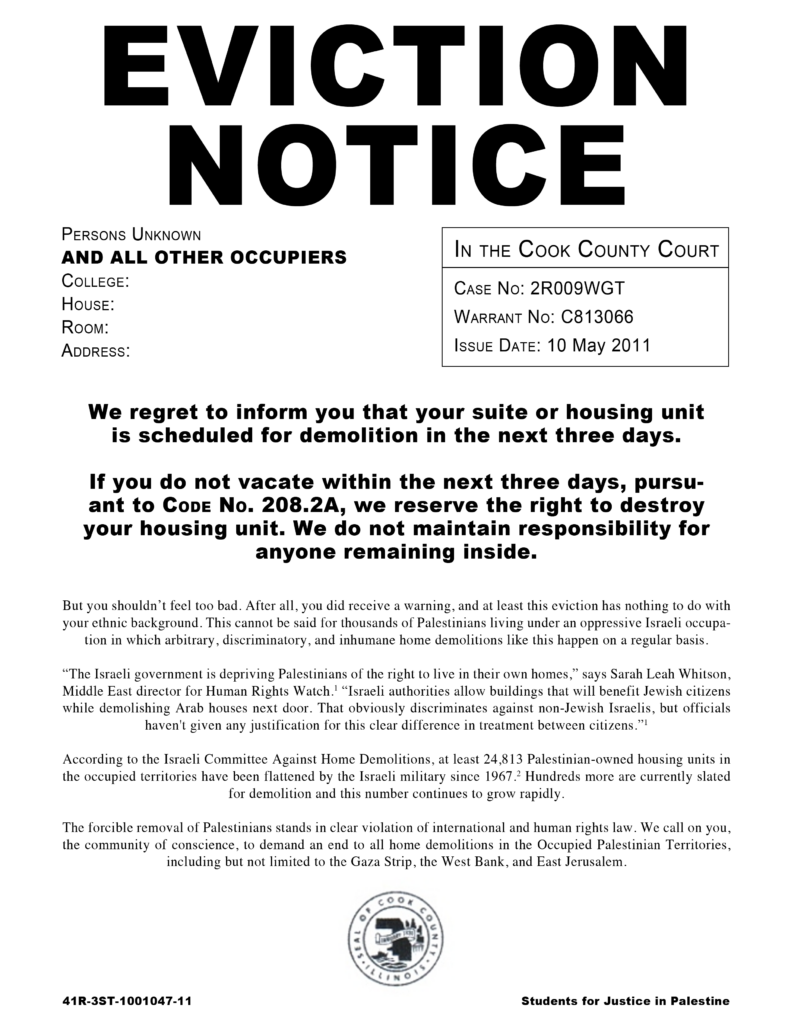 Printable Eviction Notice Template