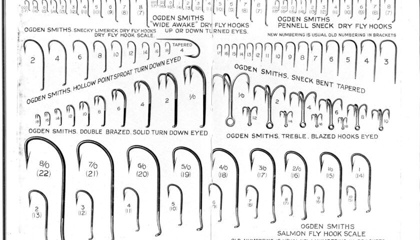 Printable Fishing Hook Size Chart Printable Calendars AT A GLANCE