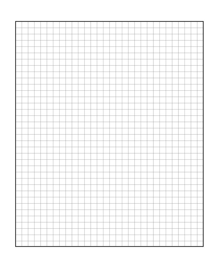 Printable Graph Paper Full Page