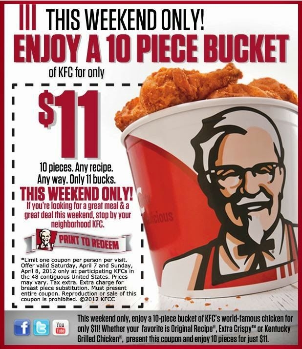 Printable Kfc Coupons 2024