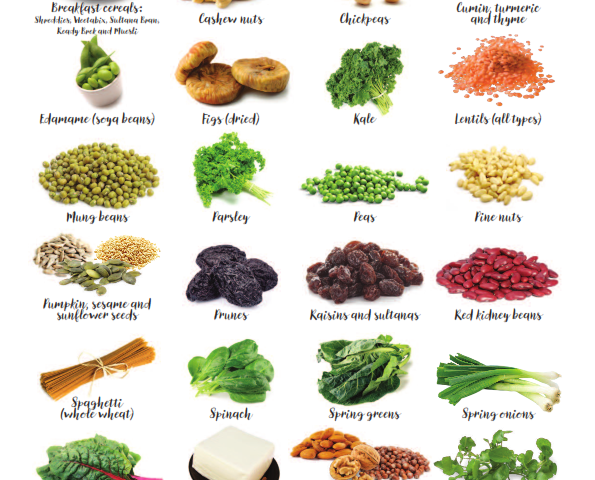 Printable List Of Iron Rich Foods Printable Graphics