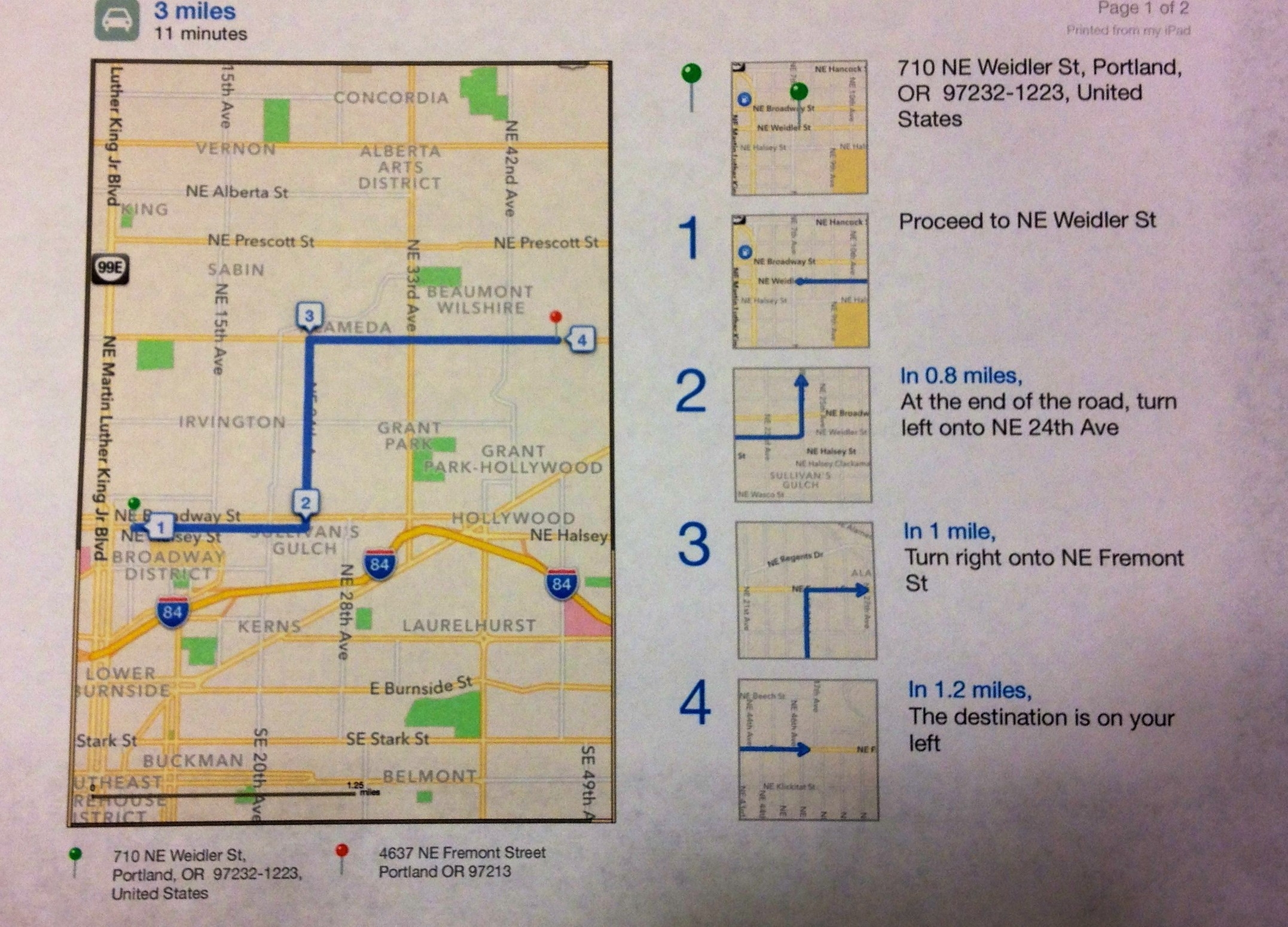 Printable Map Directions Printable Directions