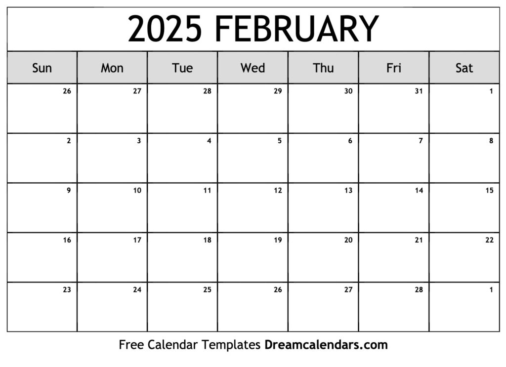 Printable Monthly Calendar February 2025 A Comprehensive Guide 