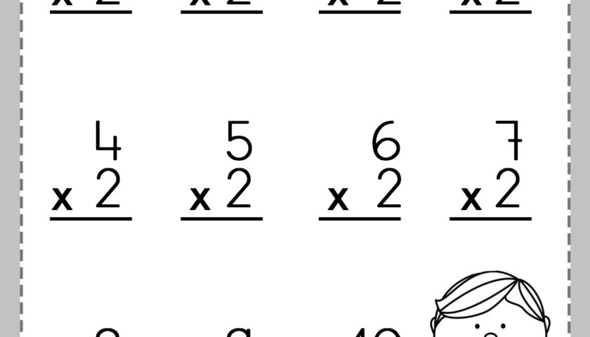 Printable Multiplication Worksheets Free