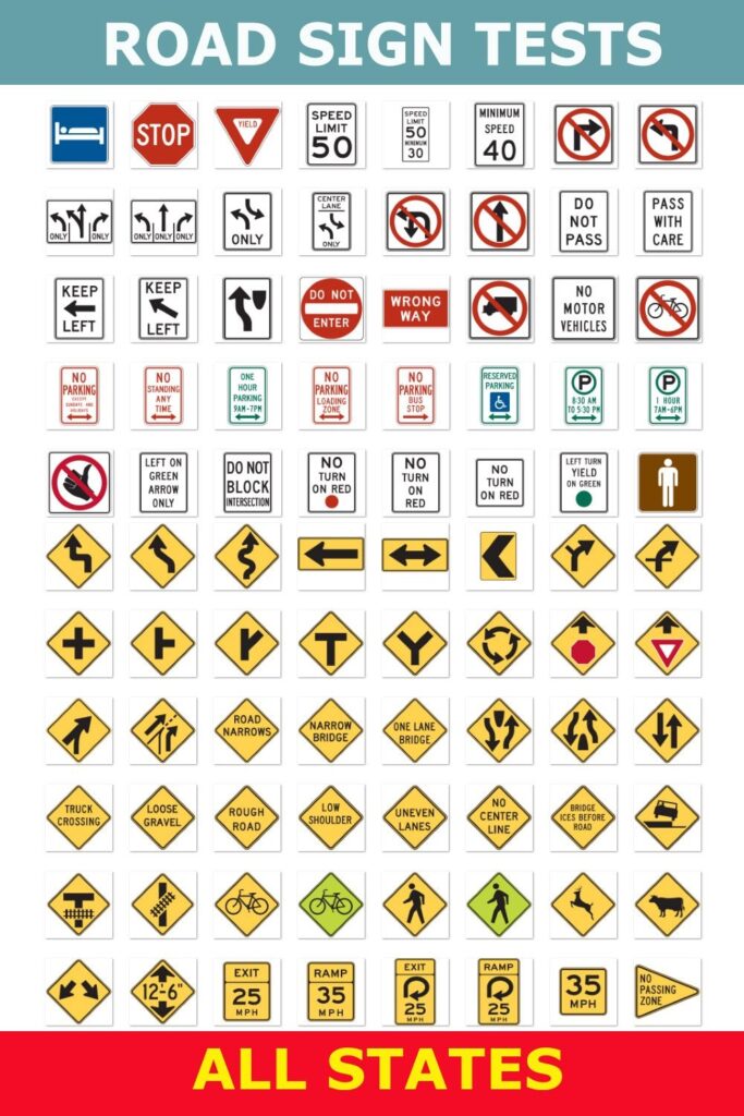 Printable Nc Dmv Road Signs Chart