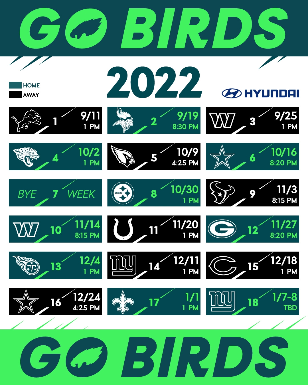 Printable Philadelphia Eagles Schedule 2025 To 2025 Zarla Nanette