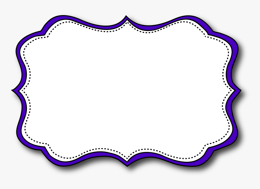 Printable Template Frame Label Nama