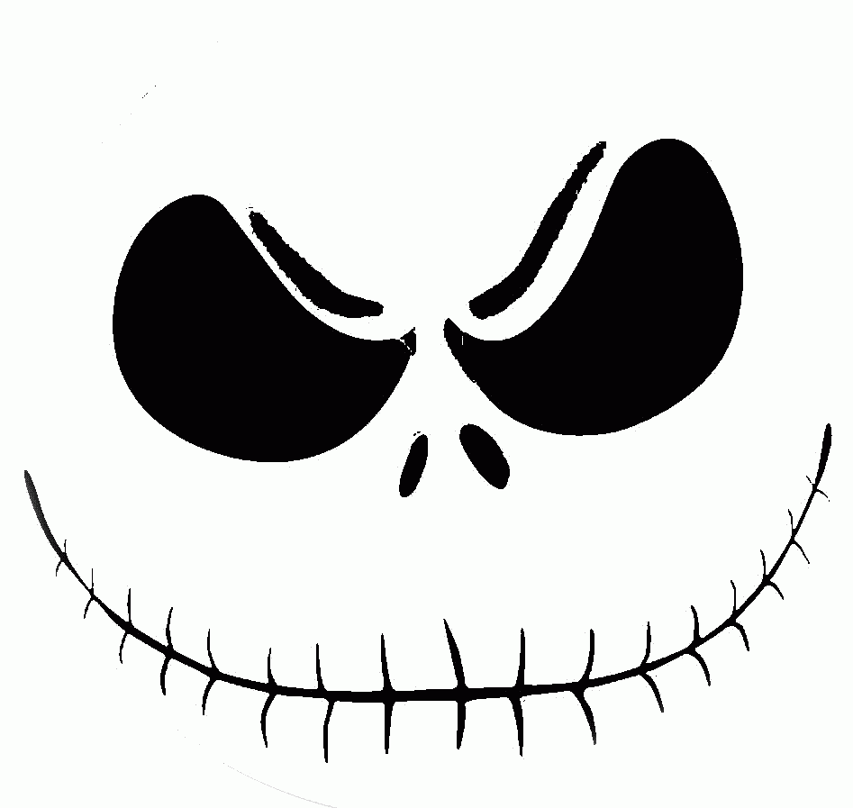 Printable Template Jack Skellington Face Printables Template Free