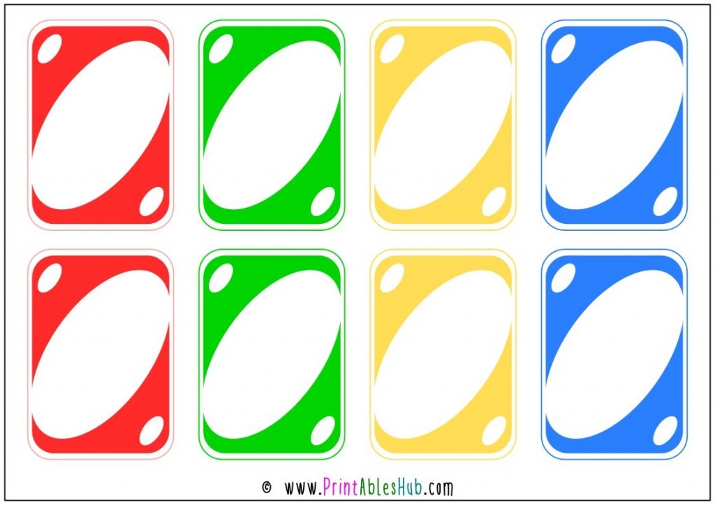 Printable Template Uno Cards