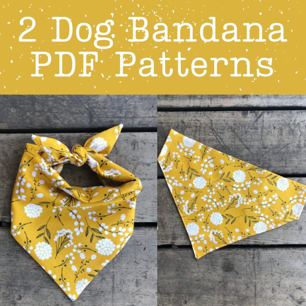 Printable Tie On Dog Bandana Template We Have Two Large Dogs And One 