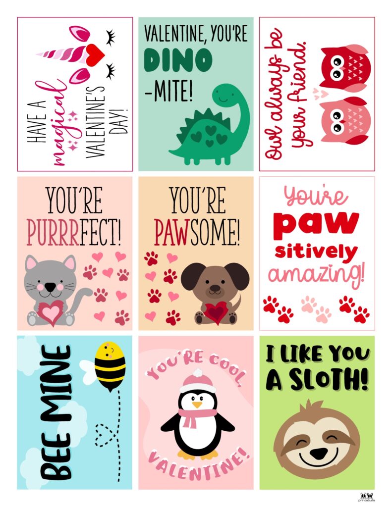 Printable Valentine s Day Cards 100 Free Printables PrintaBulk