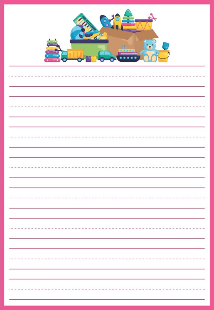 Printable Writing Paper For Kids