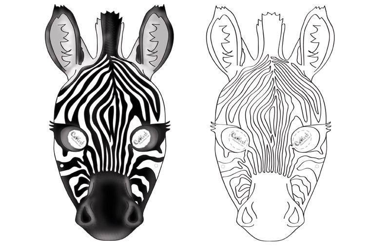 Printable Zebra Mask Coolest Free Printables