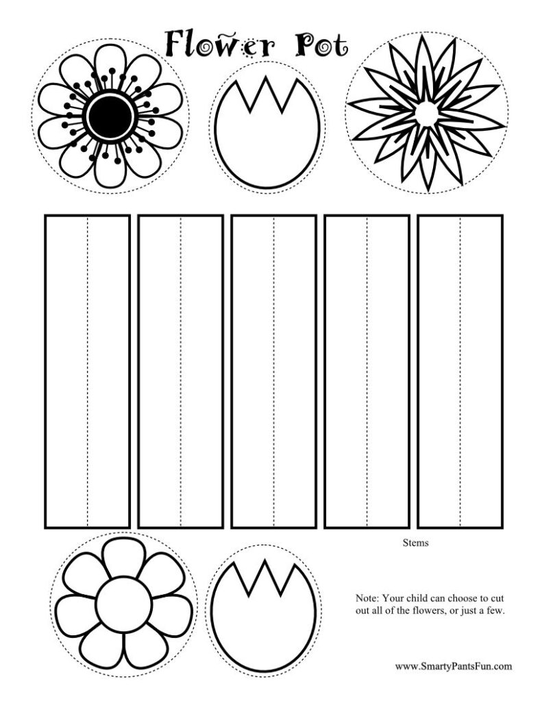 Spring Flower Printable Craft