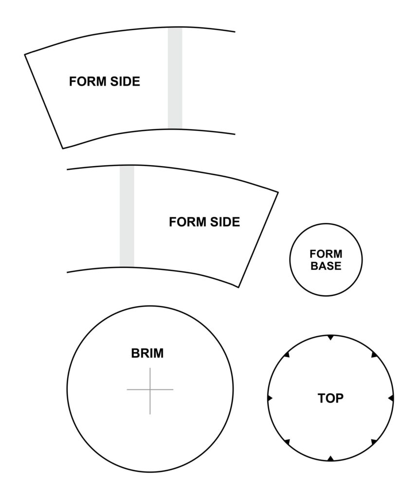 Top Hat Pattern 10 Free PDF Printables Printablee