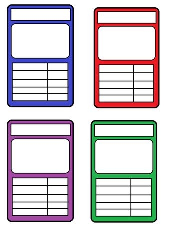 Top Trumps Card Templates Top Trumps Template Top Trumps Within 