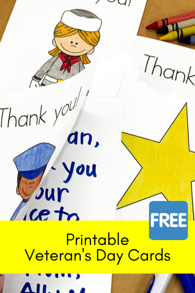 Veterans Day Printable Cards