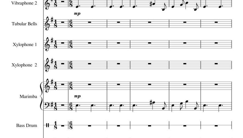 Xylophone Sheet Music Free Printable Templates Free