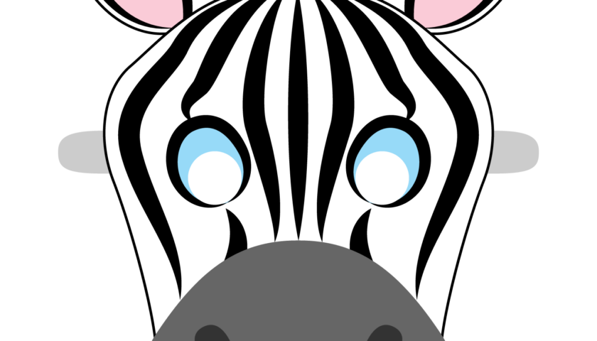 Zebra Mask Template Free Printable Papercraft Templates