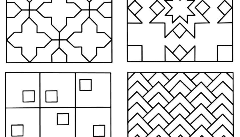 Zentangle Patterns 10 Free PDF Printables Printablee